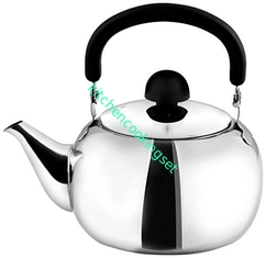 chaleira de chá de aço inoxidável da espessura de 0.4mm/chaleiras de assobio de Stovetop