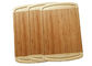 Placa de corte de bambu personalizada do tamanho para projeto popular interno/exterior