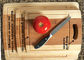 Placa de desbastamento vegetal de madeira do projeto à moda, placa de bambu do corte por blocos do carniceiro