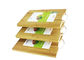 Profissional placa de corte de bambu de 3 partes para a amostra não protegida contra os agentes tóxicos da cozinha disponível